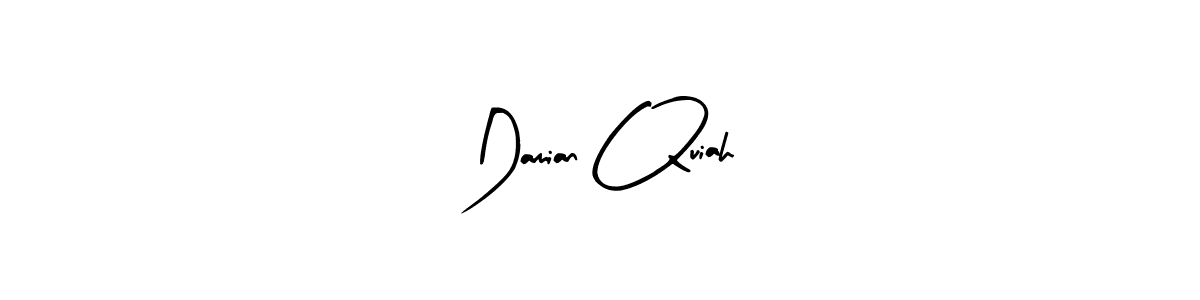 It looks lik you need a new signature style for name Damian Quiah. Design unique handwritten (Arty Signature) signature with our free signature maker in just a few clicks. Damian Quiah signature style 8 images and pictures png