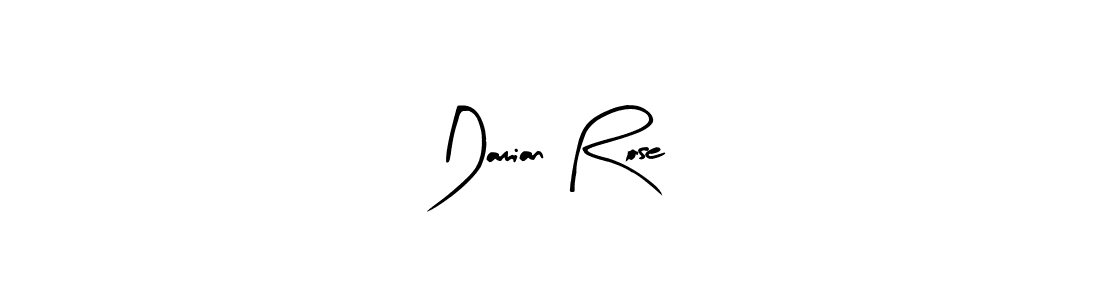 Arty Signature is a professional signature style that is perfect for those who want to add a touch of class to their signature. It is also a great choice for those who want to make their signature more unique. Get Damian Rose name to fancy signature for free. Damian Rose signature style 8 images and pictures png