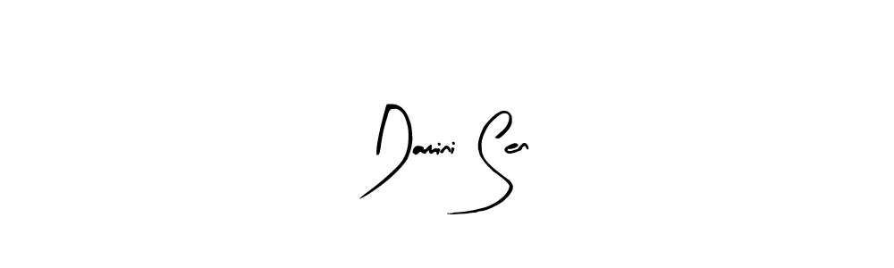 Create a beautiful signature design for name Damini Sen. With this signature (Arty Signature) fonts, you can make a handwritten signature for free. Damini Sen signature style 8 images and pictures png