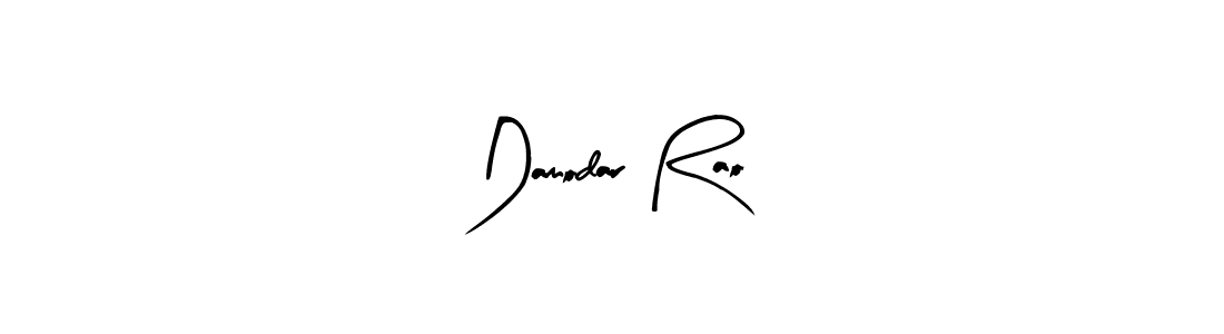 Design your own signature with our free online signature maker. With this signature software, you can create a handwritten (Arty Signature) signature for name Damodar Rao. Damodar Rao signature style 8 images and pictures png