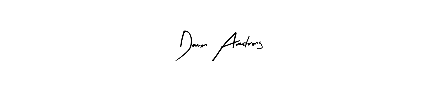 Arty Signature is a professional signature style that is perfect for those who want to add a touch of class to their signature. It is also a great choice for those who want to make their signature more unique. Get Damon Armstrong name to fancy signature for free. Damon Armstrong signature style 8 images and pictures png