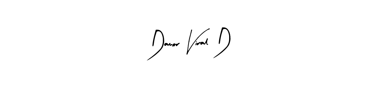Also You can easily find your signature by using the search form. We will create Damor Viral D name handwritten signature images for you free of cost using Arty Signature sign style. Damor Viral D signature style 8 images and pictures png