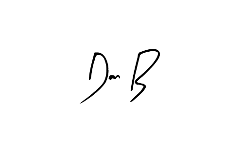 How to make Dan B name signature. Use Arty Signature style for creating short signs online. This is the latest handwritten sign. Dan B signature style 8 images and pictures png