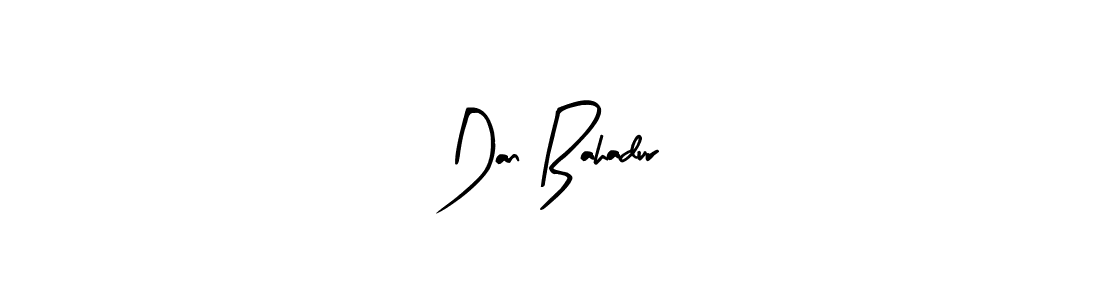 How to make Dan Bahadur name signature. Use Arty Signature style for creating short signs online. This is the latest handwritten sign. Dan Bahadur signature style 8 images and pictures png