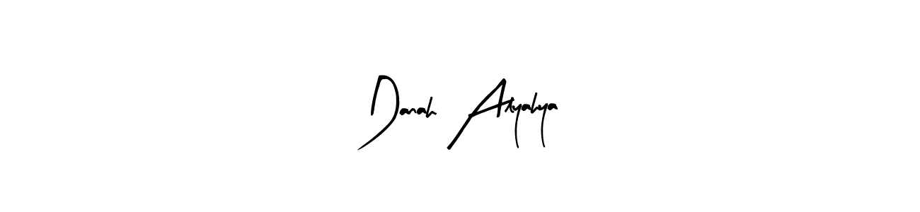 You should practise on your own different ways (Arty Signature) to write your name (Danah Alyahya) in signature. don't let someone else do it for you. Danah Alyahya signature style 8 images and pictures png