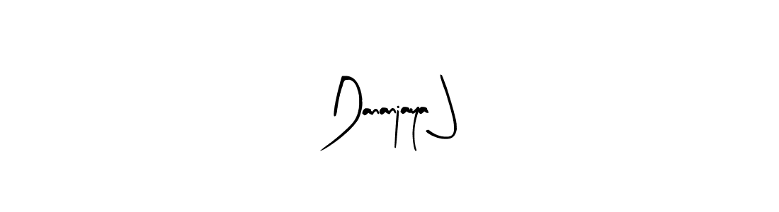 Similarly Arty Signature is the best handwritten signature design. Signature creator online .You can use it as an online autograph creator for name Dananjaya J. Dananjaya J signature style 8 images and pictures png