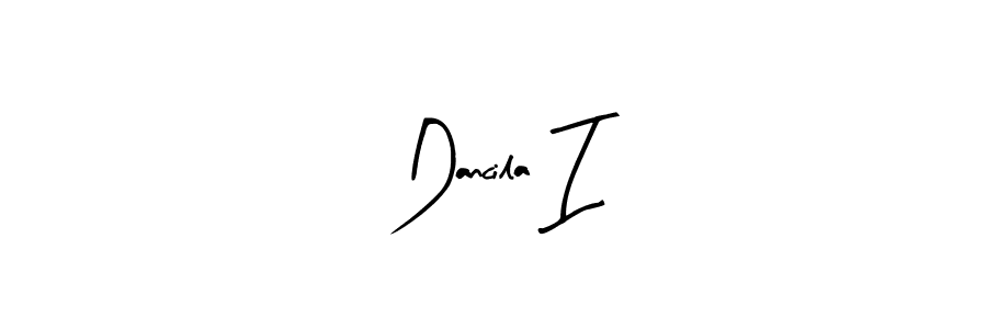 Similarly Arty Signature is the best handwritten signature design. Signature creator online .You can use it as an online autograph creator for name Dancila I. Dancila I signature style 8 images and pictures png