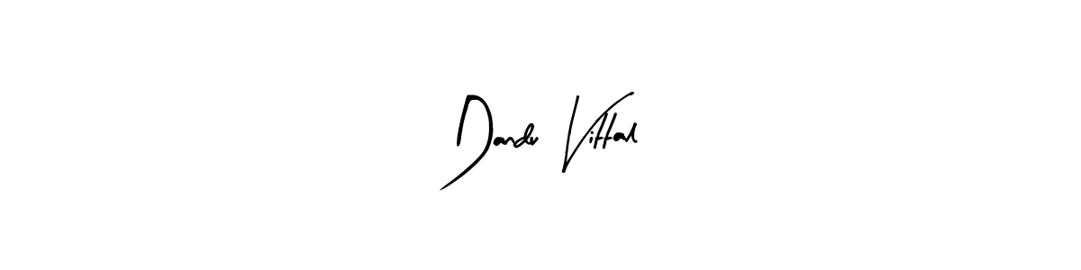 Make a beautiful signature design for name Dandu Vittal. With this signature (Arty Signature) style, you can create a handwritten signature for free. Dandu Vittal signature style 8 images and pictures png