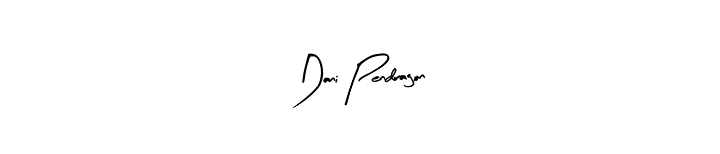 Arty Signature is a professional signature style that is perfect for those who want to add a touch of class to their signature. It is also a great choice for those who want to make their signature more unique. Get Dani Pendragon name to fancy signature for free. Dani Pendragon signature style 8 images and pictures png