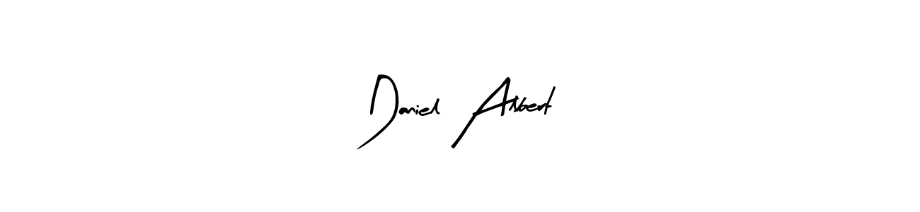 How to make Daniel Albert name signature. Use Arty Signature style for creating short signs online. This is the latest handwritten sign. Daniel Albert signature style 8 images and pictures png