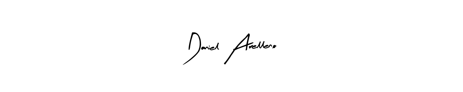 Use a signature maker to create a handwritten signature online. With this signature software, you can design (Arty Signature) your own signature for name Daniel Arelleno. Daniel Arelleno signature style 8 images and pictures png