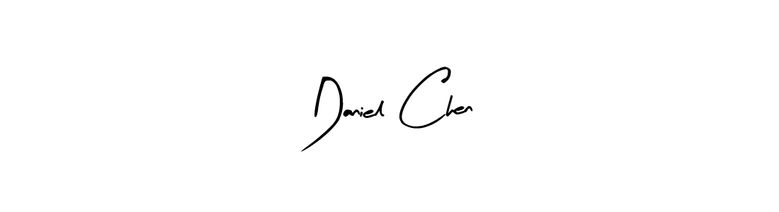 How to make Daniel Chen name signature. Use Arty Signature style for creating short signs online. This is the latest handwritten sign. Daniel Chen signature style 8 images and pictures png