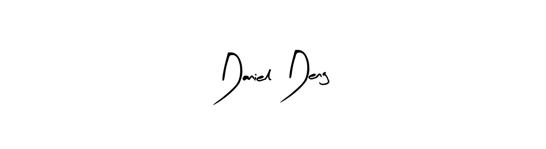 Design your own signature with our free online signature maker. With this signature software, you can create a handwritten (Arty Signature) signature for name Daniel Deng. Daniel Deng signature style 8 images and pictures png