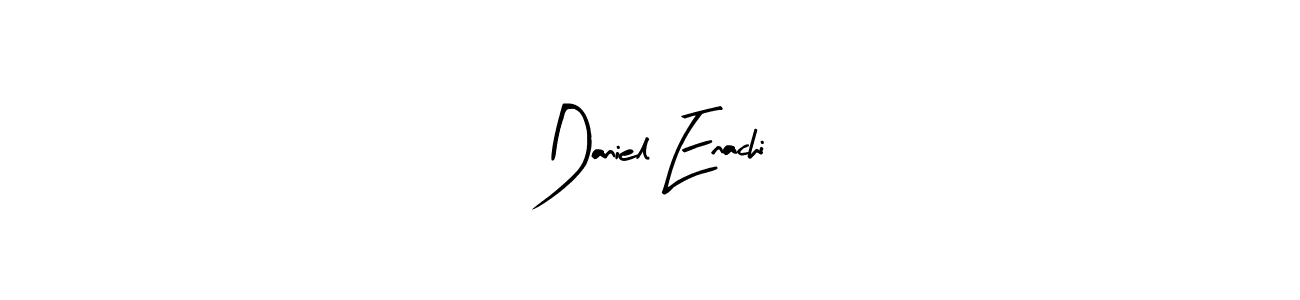 How to make Daniel Enachi name signature. Use Arty Signature style for creating short signs online. This is the latest handwritten sign. Daniel Enachi signature style 8 images and pictures png