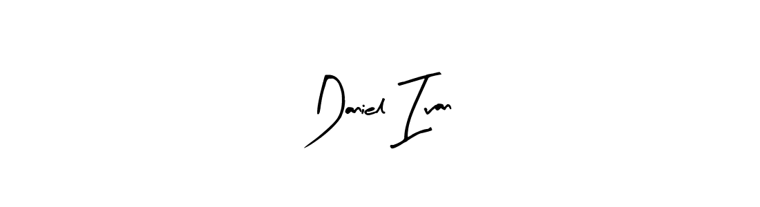 Arty Signature is a professional signature style that is perfect for those who want to add a touch of class to their signature. It is also a great choice for those who want to make their signature more unique. Get Daniel Ivan name to fancy signature for free. Daniel Ivan signature style 8 images and pictures png