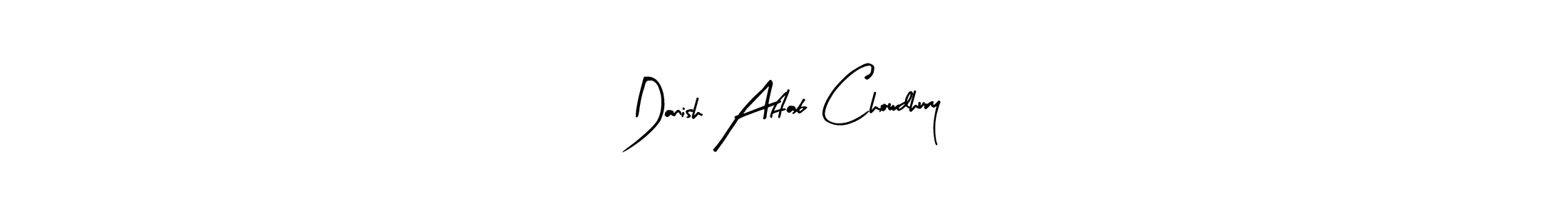 Similarly Arty Signature is the best handwritten signature design. Signature creator online .You can use it as an online autograph creator for name Danish Aftab Chowdhury. Danish Aftab Chowdhury signature style 8 images and pictures png