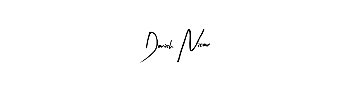 Make a beautiful signature design for name Danish Nisar. Use this online signature maker to create a handwritten signature for free. Danish Nisar signature style 8 images and pictures png