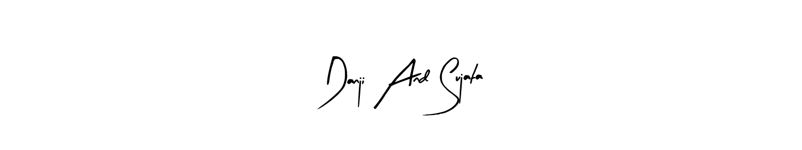 How to Draw Danji And Sujata signature style? Arty Signature is a latest design signature styles for name Danji And Sujata. Danji And Sujata signature style 8 images and pictures png