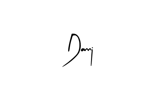 Create a beautiful signature design for name Dannj. With this signature (Arty Signature) fonts, you can make a handwritten signature for free. Dannj signature style 8 images and pictures png