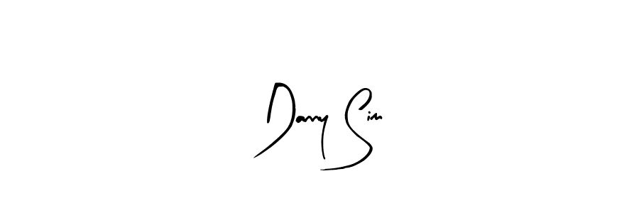 Design your own signature with our free online signature maker. With this signature software, you can create a handwritten (Arty Signature) signature for name Danny Sim. Danny Sim signature style 8 images and pictures png