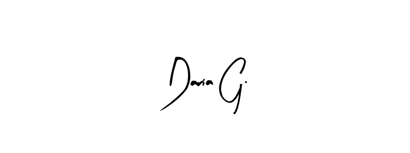 The best way (Arty Signature) to make a short signature is to pick only two or three words in your name. The name Daria G. include a total of six letters. For converting this name. Daria G. signature style 8 images and pictures png