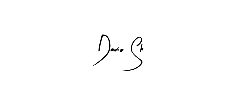 How to make Dario Sk name signature. Use Arty Signature style for creating short signs online. This is the latest handwritten sign. Dario Sk signature style 8 images and pictures png