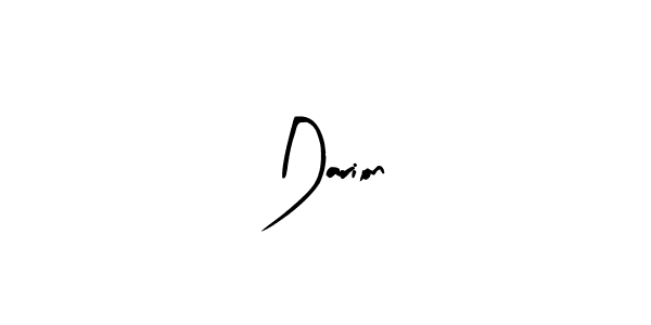 Use a signature maker to create a handwritten signature online. With this signature software, you can design (Arty Signature) your own signature for name Darion. Darion signature style 8 images and pictures png