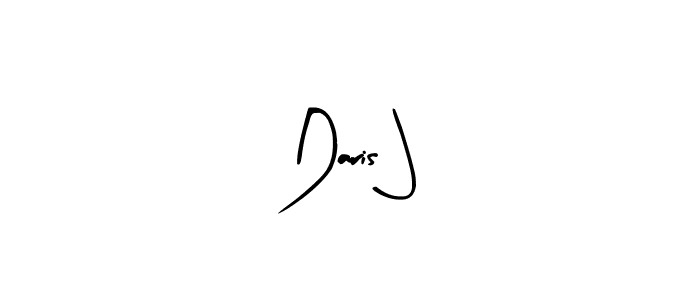 Design your own signature with our free online signature maker. With this signature software, you can create a handwritten (Arty Signature) signature for name Daris J. Daris J signature style 8 images and pictures png