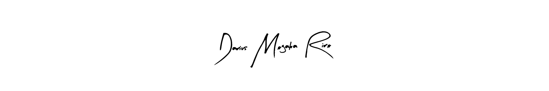 Create a beautiful signature design for name Darius Mogaka Riro. With this signature (Arty Signature) fonts, you can make a handwritten signature for free. Darius Mogaka Riro signature style 8 images and pictures png