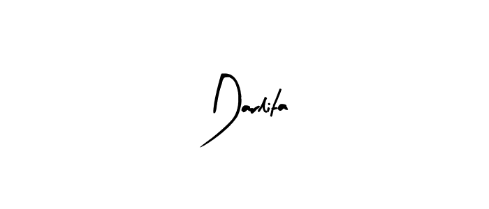 Arty Signature is a professional signature style that is perfect for those who want to add a touch of class to their signature. It is also a great choice for those who want to make their signature more unique. Get Darlita name to fancy signature for free. Darlita signature style 8 images and pictures png