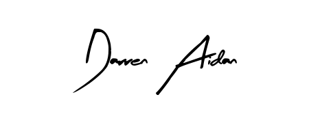 Create a personalized artistic stamp with Darren Aidan in Arty Signature font. Perfect for visual artists, designers, and influencers. Darren Aidan signature style 8 images and pictures png