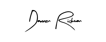 Stand out with a creative autograph for Darren Rickman. The Arty Signature styling blends modern aesthetics with classic signature flourishes. Darren Rickman signature style 8 images and pictures png