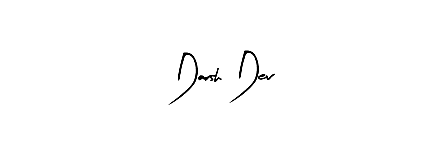How to make Darsh Dev signature? Arty Signature is a professional autograph style. Create handwritten signature for Darsh Dev name. Darsh Dev signature style 8 images and pictures png