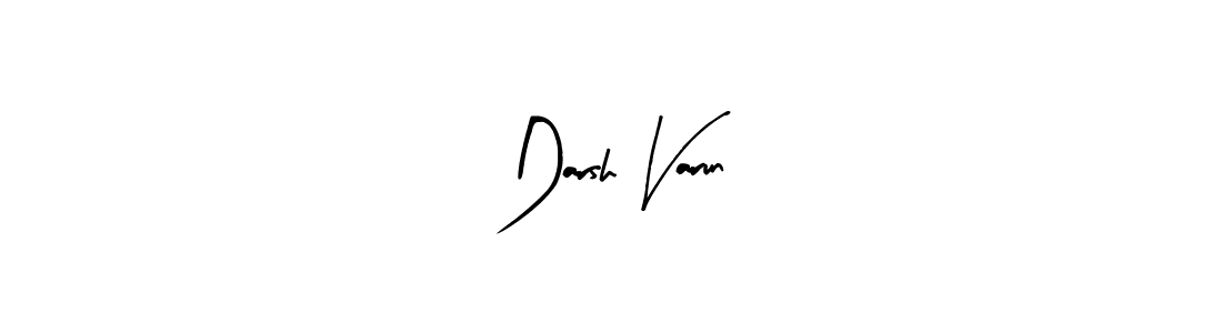 Use a signature maker to create a handwritten signature online. With this signature software, you can design (Arty Signature) your own signature for name Darsh Varun. Darsh Varun signature style 8 images and pictures png