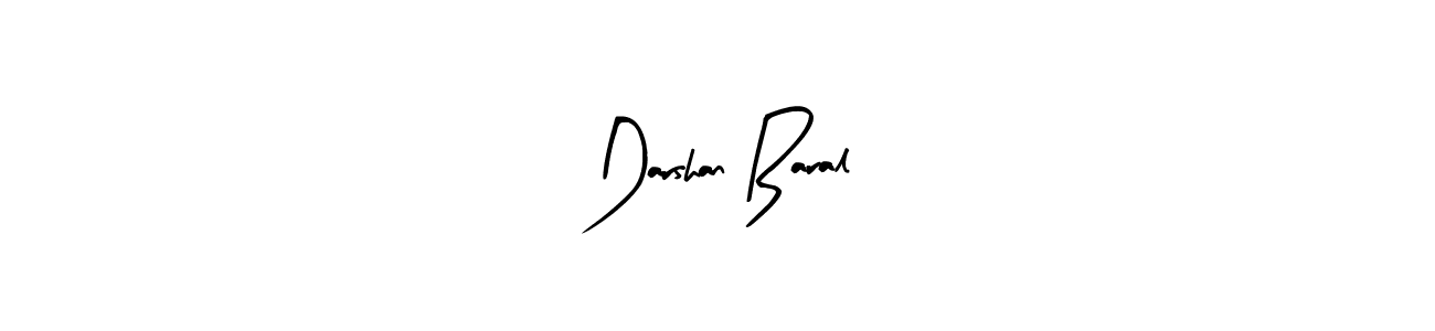 Best and Professional Signature Style for Darshan Baral. Arty Signature Best Signature Style Collection. Darshan Baral signature style 8 images and pictures png