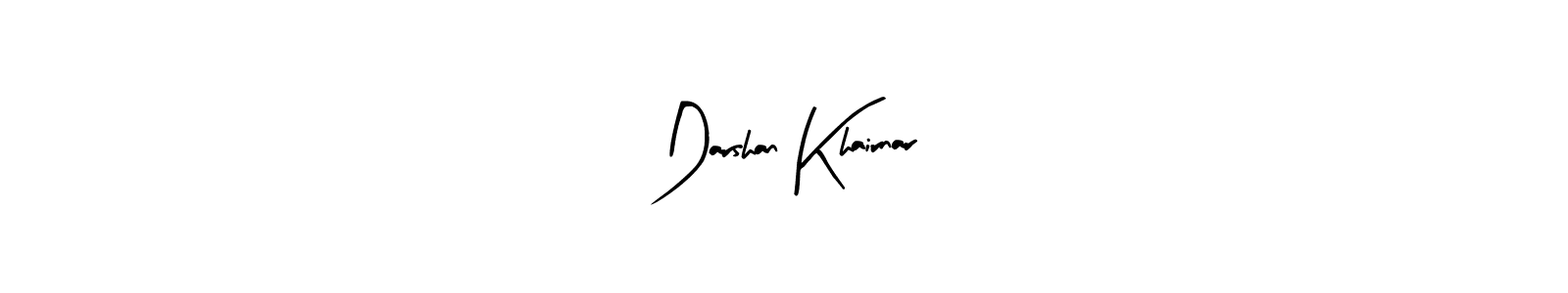 Make a beautiful signature design for name Darshan Khairnar. With this signature (Arty Signature) style, you can create a handwritten signature for free. Darshan Khairnar signature style 8 images and pictures png