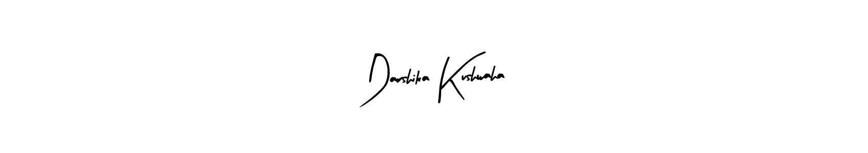 You should practise on your own different ways (Arty Signature) to write your name (Darshika Kushwaha) in signature. don't let someone else do it for you. Darshika Kushwaha signature style 8 images and pictures png