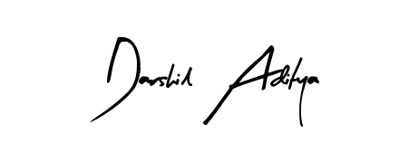 Make your name Darshil Aditya memorable on every contract using Arty Signature autograph style. Instant transparent background export available. Darshil Aditya signature style 8 images and pictures png