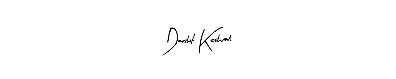 Design your own signature with our free online signature maker. With this signature software, you can create a handwritten (Arty Signature) signature for name Darshit Keshval. Darshit Keshval signature style 8 images and pictures png