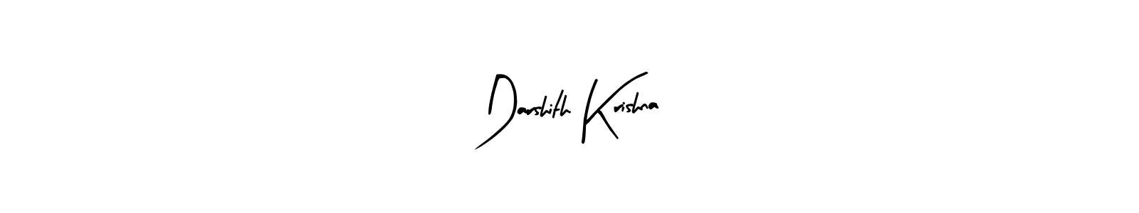 Create a beautiful signature design for name Darshith Krishna. With this signature (Arty Signature) fonts, you can make a handwritten signature for free. Darshith Krishna signature style 8 images and pictures png