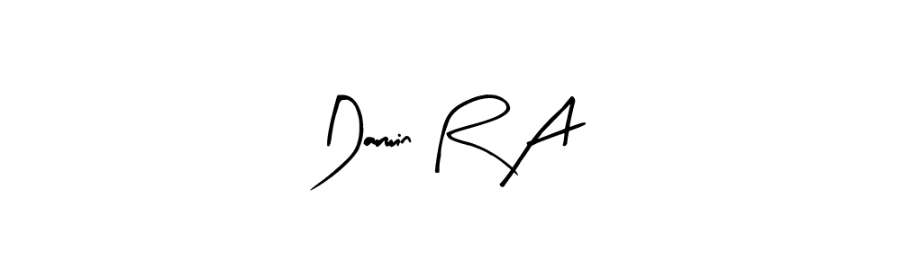 Make a beautiful signature design for name Darwin R A. Use this online signature maker to create a handwritten signature for free. Darwin R A signature style 8 images and pictures png