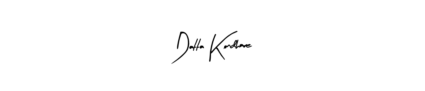 Similarly Arty Signature is the best handwritten signature design. Signature creator online .You can use it as an online autograph creator for name Datta Kondhare. Datta Kondhare signature style 8 images and pictures png