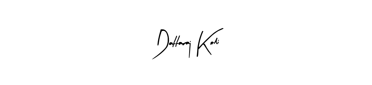 The best way (Arty Signature) to make a short signature is to pick only two or three words in your name. The name Dattaraj Koli include a total of six letters. For converting this name. Dattaraj Koli signature style 8 images and pictures png