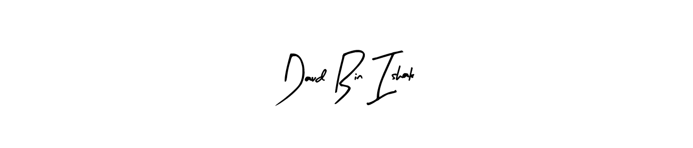 Make a beautiful signature design for name Daud Bin Ishak. With this signature (Arty Signature) style, you can create a handwritten signature for free. Daud Bin Ishak signature style 8 images and pictures png