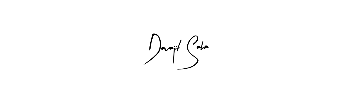 Similarly Arty Signature is the best handwritten signature design. Signature creator online .You can use it as an online autograph creator for name Davajit Saha. Davajit Saha signature style 8 images and pictures png
