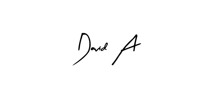 Also we have David A name is the best signature style. Create professional handwritten signature collection using Arty Signature autograph style. David A signature style 8 images and pictures png