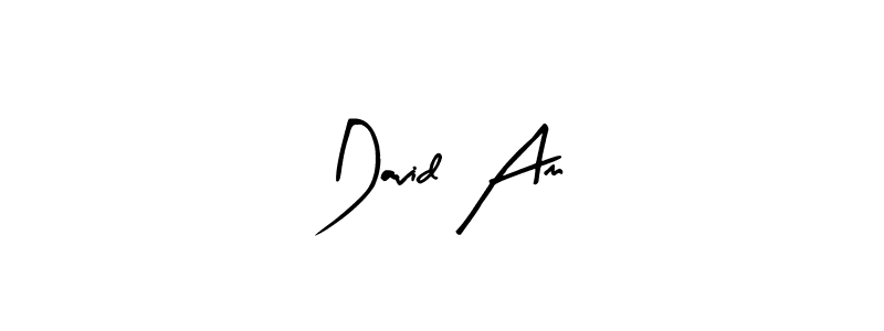 Similarly Arty Signature is the best handwritten signature design. Signature creator online .You can use it as an online autograph creator for name David Am. David Am signature style 8 images and pictures png