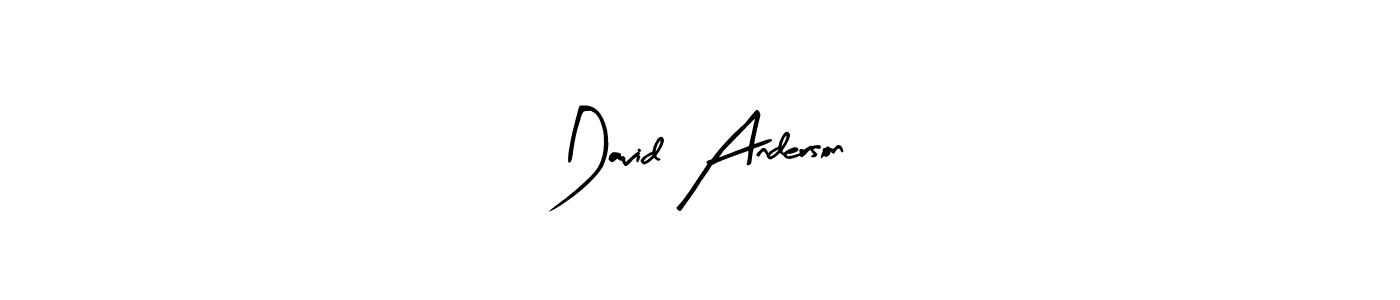 Arty Signature is a professional signature style that is perfect for those who want to add a touch of class to their signature. It is also a great choice for those who want to make their signature more unique. Get David Anderson name to fancy signature for free. David Anderson signature style 8 images and pictures png