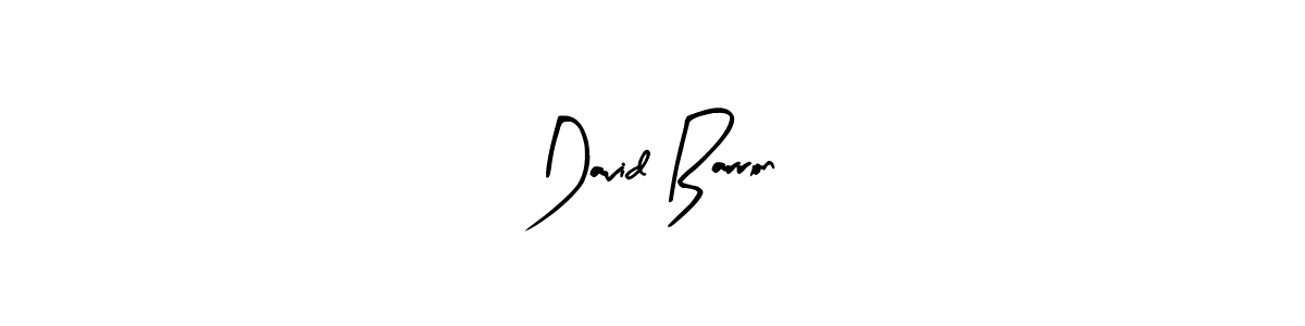 Make a beautiful signature design for name David Barron. With this signature (Arty Signature) style, you can create a handwritten signature for free. David Barron signature style 8 images and pictures png