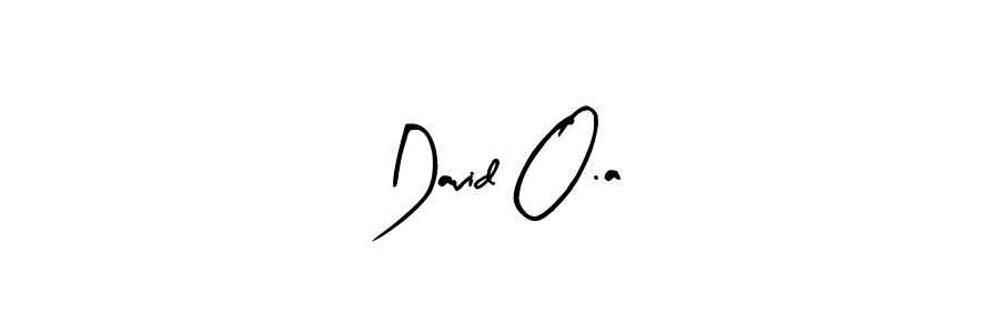 The best way (Arty Signature) to make a short signature is to pick only two or three words in your name. The name David O.a include a total of six letters. For converting this name. David O.a signature style 8 images and pictures png